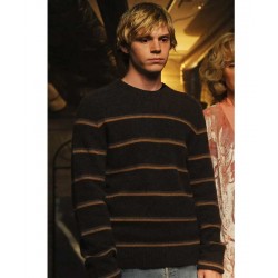 Tate Langdon Brown Stripe Sweater