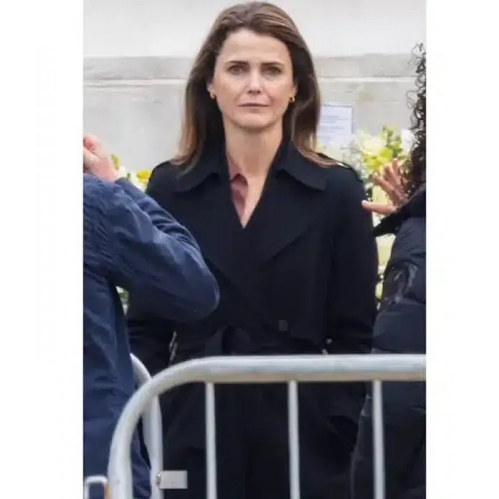 Keri Russell The Diplomat Kate Wyler Blue Suit