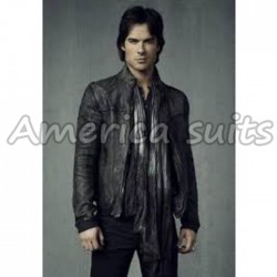 The Vampire Diaries Season 4 Leather Jacket For Men