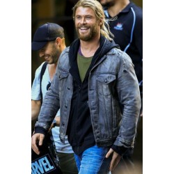 Chris Hemsworth Thor Ragnarok Denim Jacket