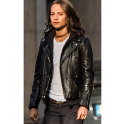 Tomb Raider Alicia Vikander Leather Jacket