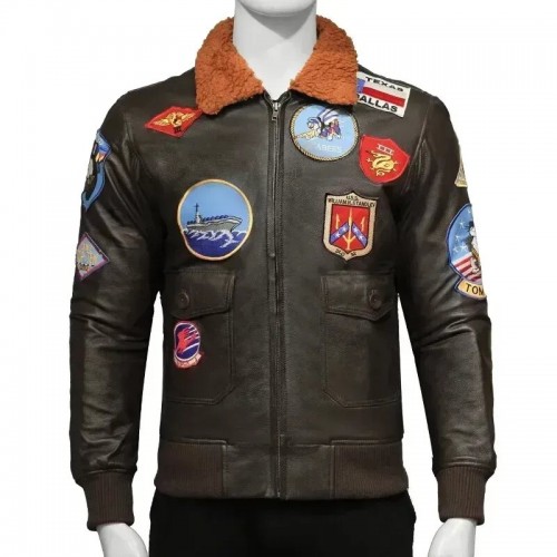 Top Gun Merchandise : Top Gun Tom cruise Leather Jacket