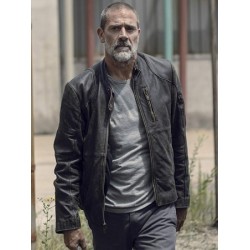 Walking Dead Jeffrey Dean Morgan Black Jacket