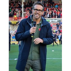 Welcome to Wrexham Ryan Reynolds Blue Jacket
