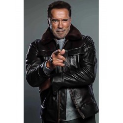 World Of Tanks Official Holiday Arnold Schwarzenegger Leather Jacket