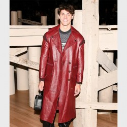 XO, Kitty 2023 Noah Beck Leather Coat