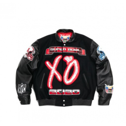 Xo The Weekend Super Bowl Liv Wool Varsity Jacket