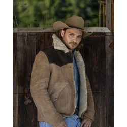 Yellowstone Kayce Dutton Suede Leather Jacket