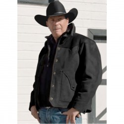 Yellowstone Kevin Costner Black jacket