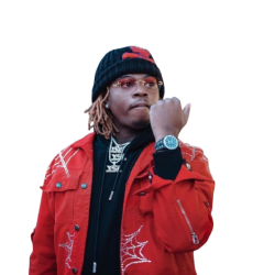 Young Thug Spider Red Cotton Jacket