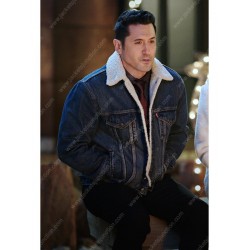 A Cozy Christmas Inn Andy Holliday Denim Jacket