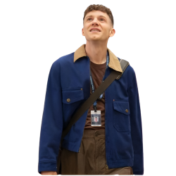 Abbott Elementary Chris Perfetti Blue Jacket