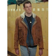 Adam Groff Sex Education Leather Jacket