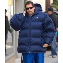 Adam Sandler Blue Puffer Jacket