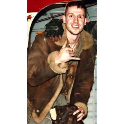 Afterburn George Somner Shearling Leather Jacket