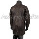Aiden Pearce watch dog Brown Leather Coat