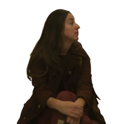 Alana Haim The Mastermind Brown Wool Coat