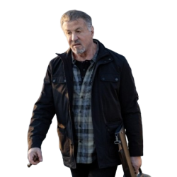 Alarum Sylvester Stallone Black Jacket