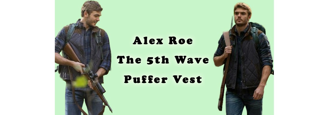 A Closer Look at Alex Roe Iconic Blue Puffer Vest from The 5th Wave A Closer Look at Alex Roe Iconic Blue Puffer Vest from The 5th Wave