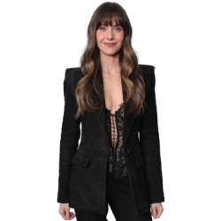 Alison Brie Together 2025 Millie Black Blazer
