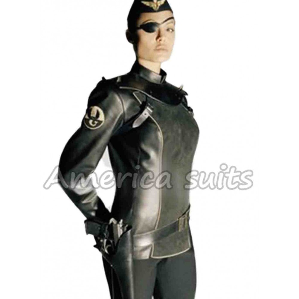 Buy Comic Con Angelina Jolie Motorcycle Black Leather Jacket