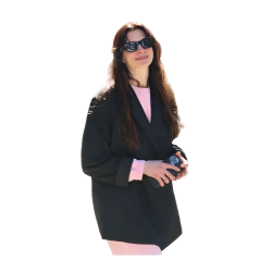 Anne Hathaway Verity Black Blazer