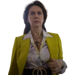 Another Simple Favor Allison Janney Sequin Coat