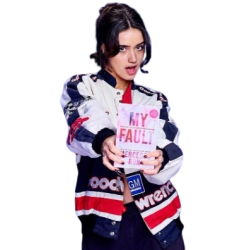 Asha Banks My Fault London Racer Bomber Jacket