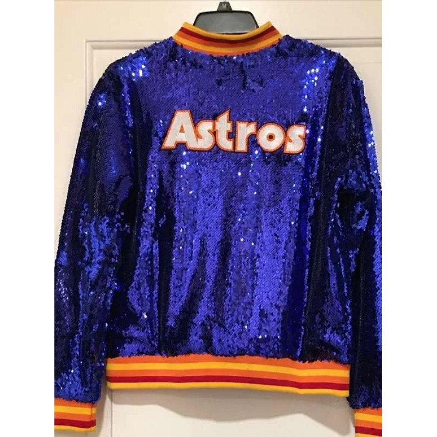 Houston Astros Sequin Blue Jacket