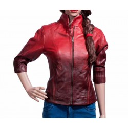 Avengers Age Of Ultron Scarlet Witch Red Jacket