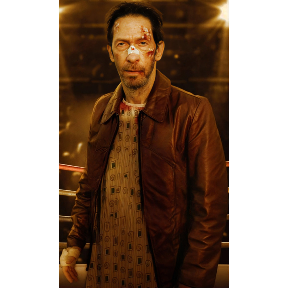 Bang Bang Tim Blake Nelson Brown Leather Jacket