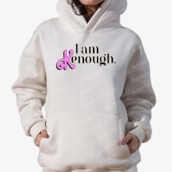 Barbie 2023 I Am Kenough White Hoodie