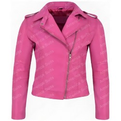 Barbie 2023 Margot Robbie Leather Jacket