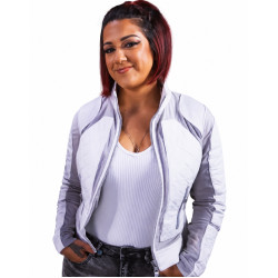 Bayley Quilted White Jacket