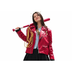 Becky Armstrong Girl From Nowhere The Reset Red Leather Jacket