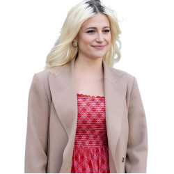 Beige Long Coat 2025 Pixie Lott