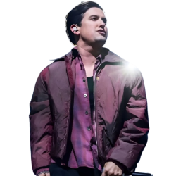 Berlin Concert Logan Henderson Maroon Jacket
