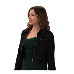 Beyond The Gates Jen Jacob Black Denim Jacket Beyond The Gates Jen Jacob Black Denim Jacket