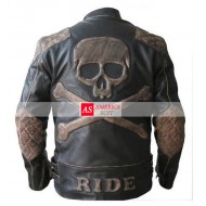 Black Leather Skull Jacket