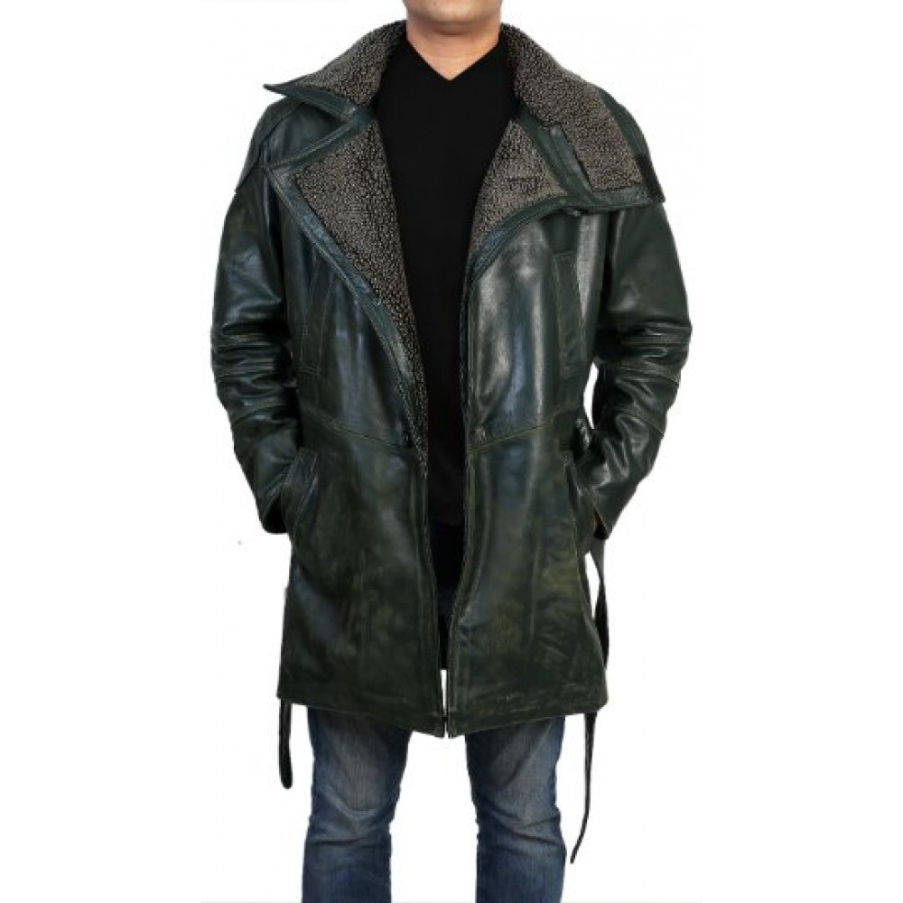 Ryan Gosling Blade Runner 2049 Leather Long Coat : LeatherCult: Genuine  Custom Leather Products, Jackets for Men & Women