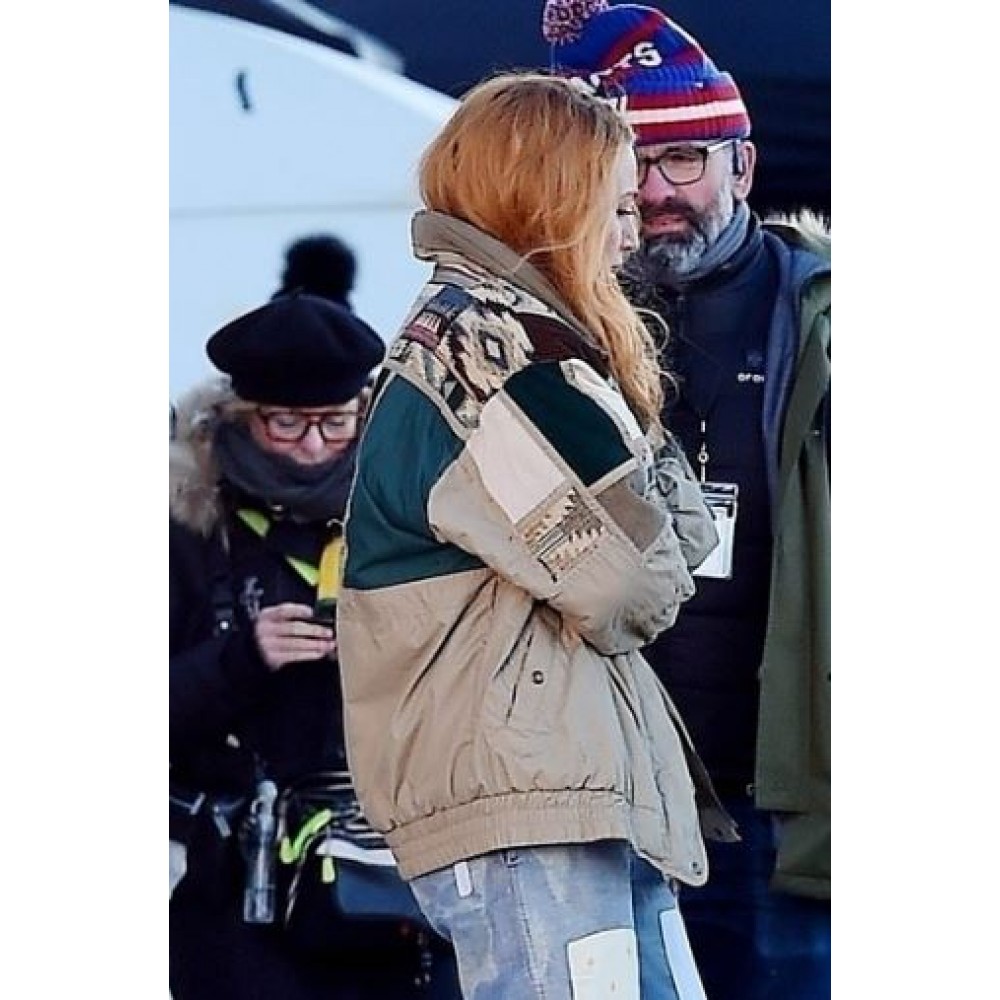 Blake Lively Cotton Jacket AmericaSuits