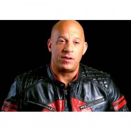 Bloodshot Vin Diesel Black Leather Jacket