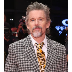 Blue Moon Ethan Hawke Checkered Coat