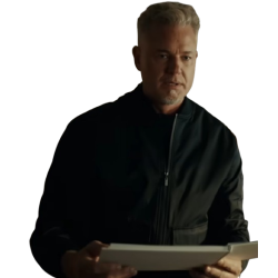 Borderline 2025 Eric Dane Black Bomber Jacket