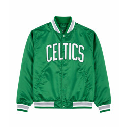 Boston Celtics Green Satin Varsity Jacket