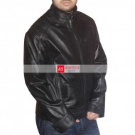 Bourne Legacy Movie Leather Jacket For Men