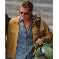 Brad Pitt F1 Movie Suede Jacket