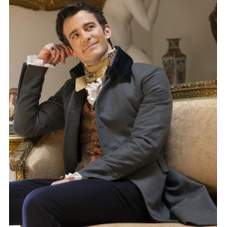 Bridgerton Luke Thompson Gray Coat Bridgerton Luke Thompson Gray Coat