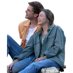 Bridget Jones Mad About the Boy Leo Woodall Green Denim Jacket Bridget Jones Mad About the Boy Leo Woodall Green Denim Jacket