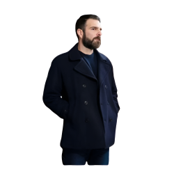 Brilliant Minds Zachary Quinto Wool Peacoat Brilliant Minds Zachary Quinto Wool Peacoat